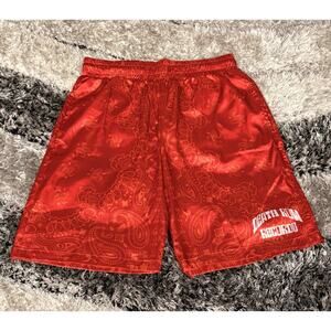 Death Row Records Red Bandana Streetwear Shorts Mens Small